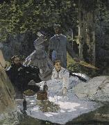Claude Monet Le dejeuner sur l'herbe France oil painting artist